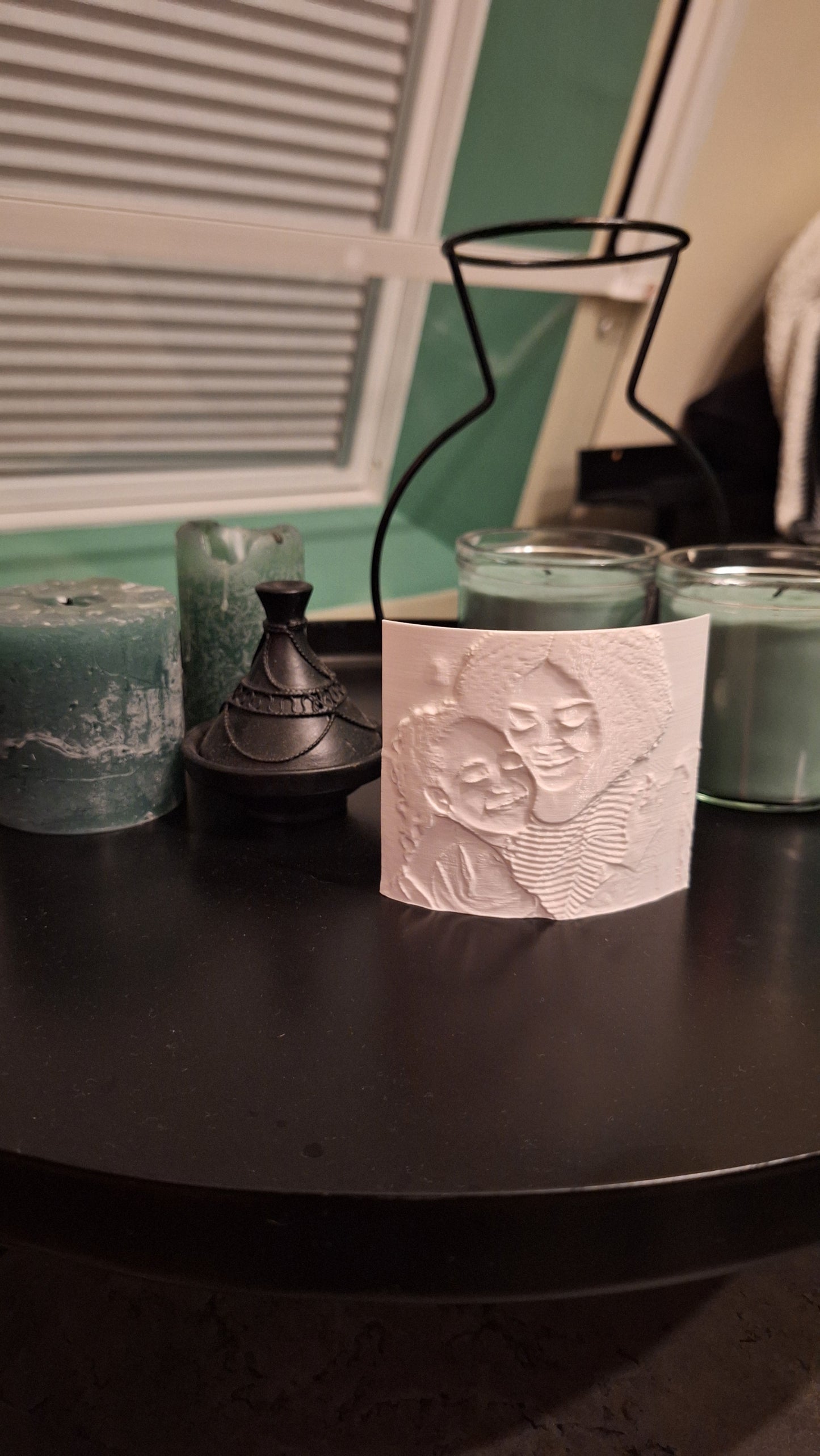 Kaarshouder 3D print foto 10cm