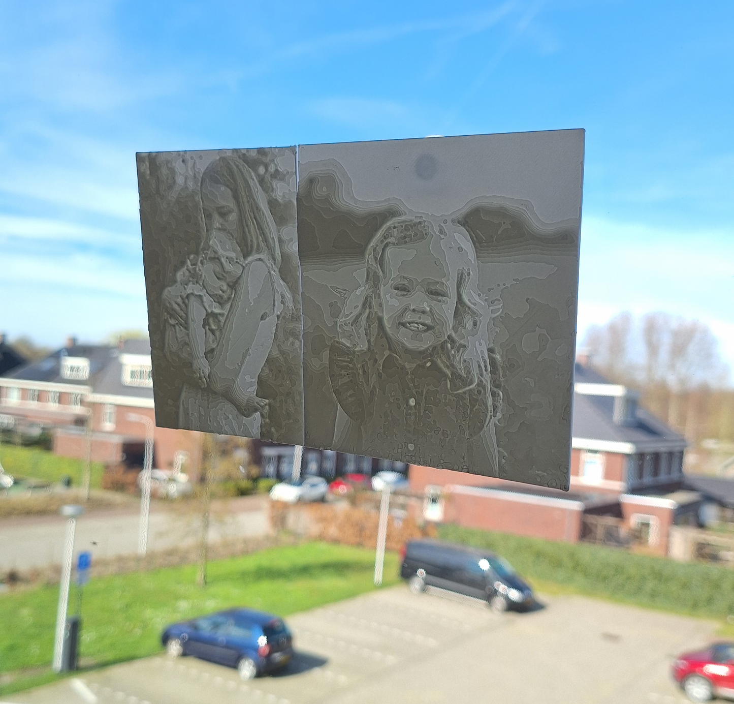 Raam decoratie 3D print foto