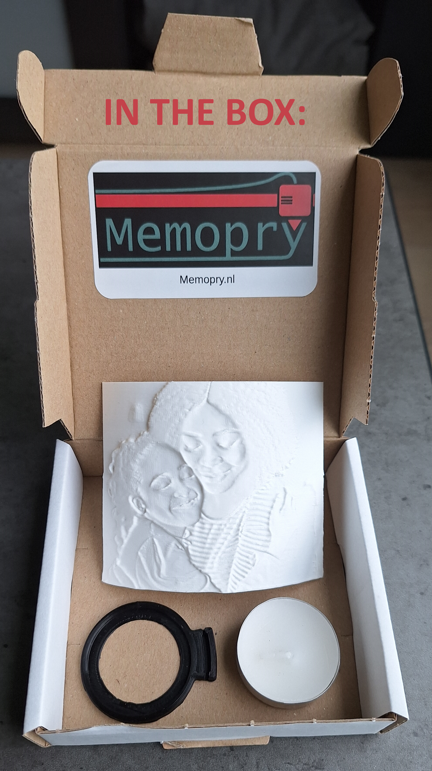 Kaarshouder 3D print foto 10cm