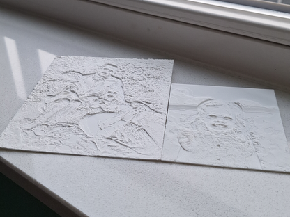 Raam decoratie 3D print foto