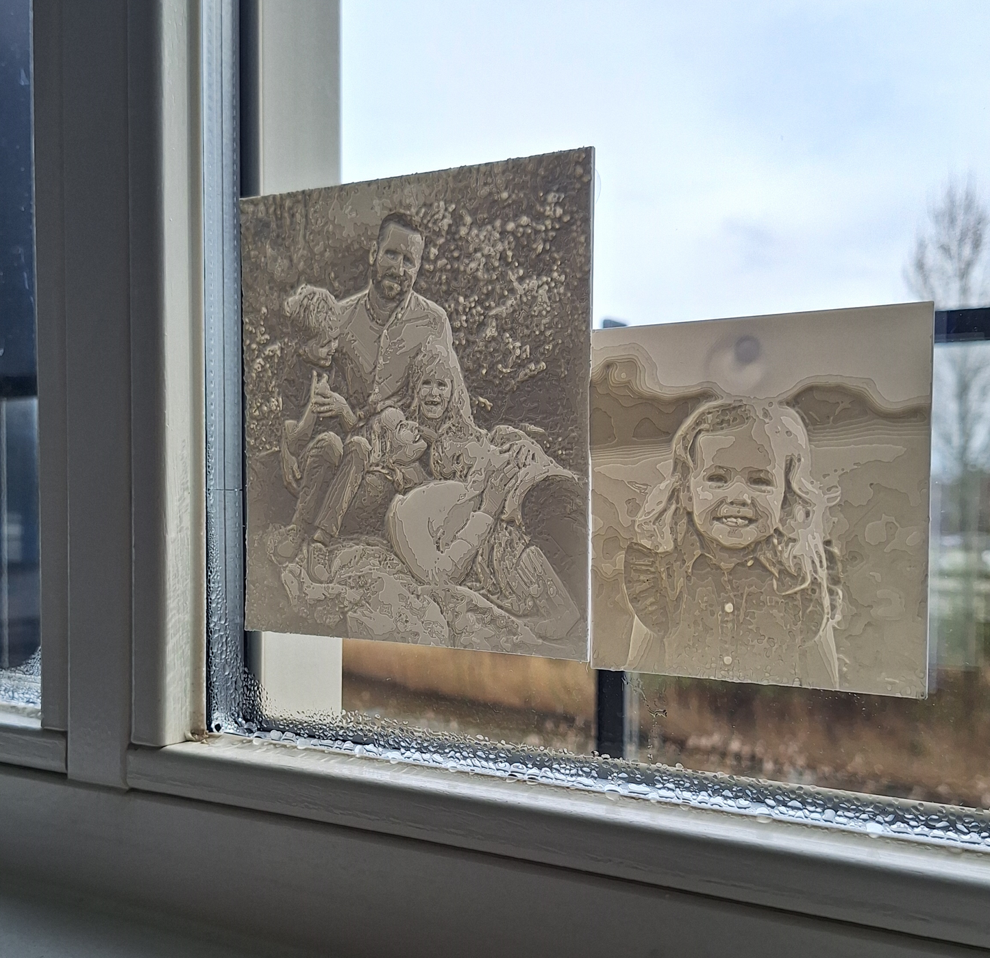 Raam decoratie 3D print foto